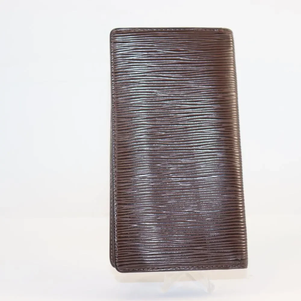 Louis Vuitton Epi Leather Bifold Wallet, Brown Long Style‎